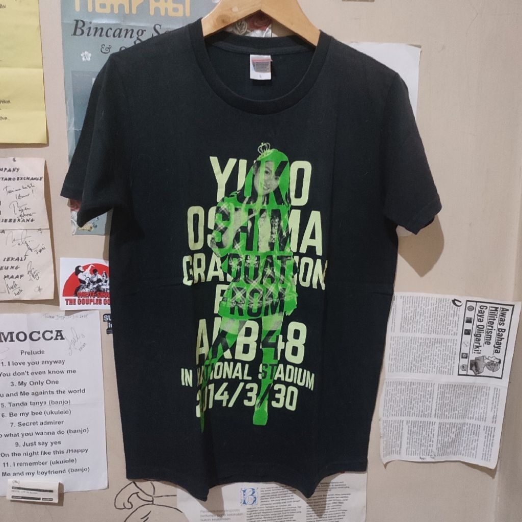 t-shirt Kaos Idol Group AKB48 Yuko Oshima Graduation