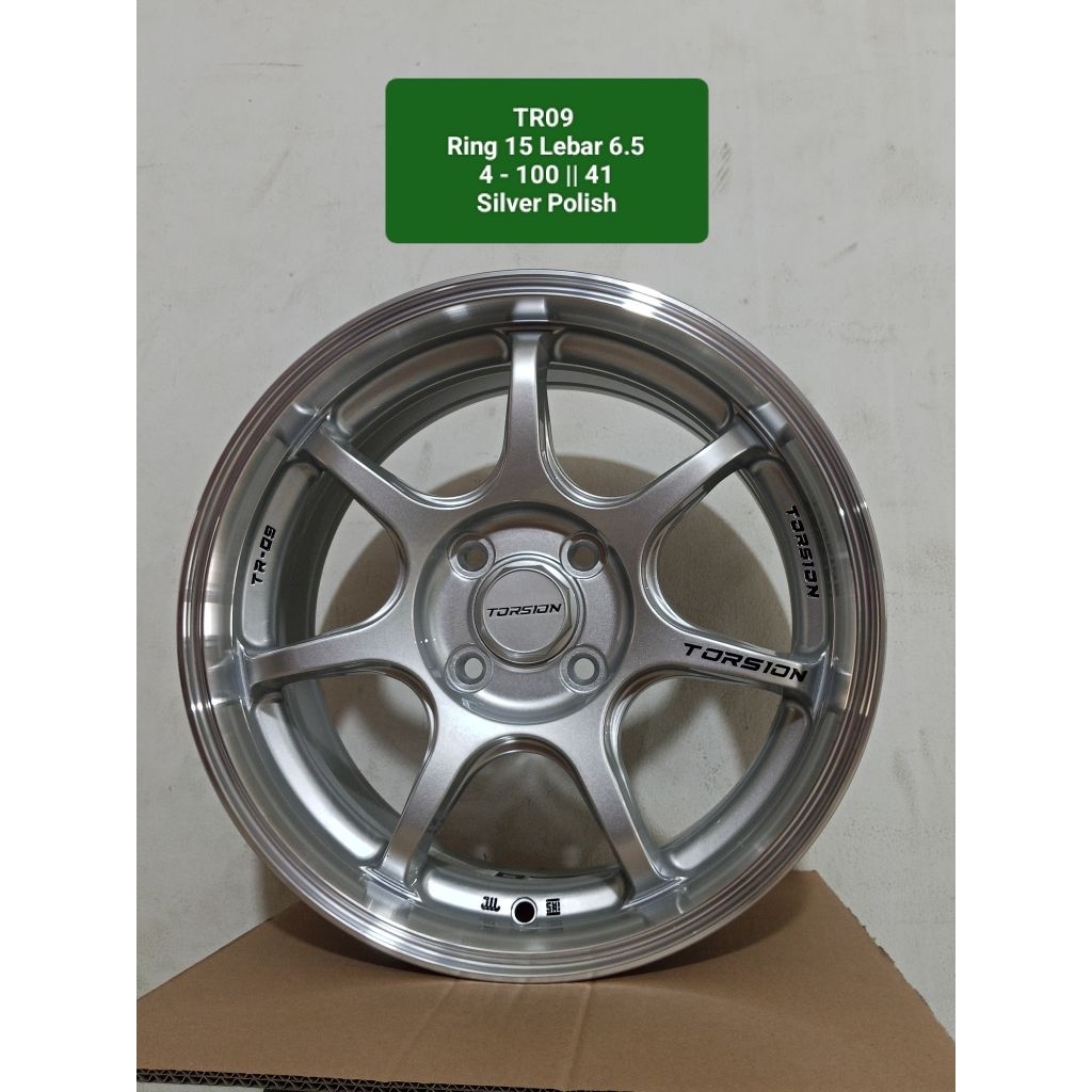 Velg Torsion TR-09 Ring 15 | 4 - 100 | 41 | Silver Polish |