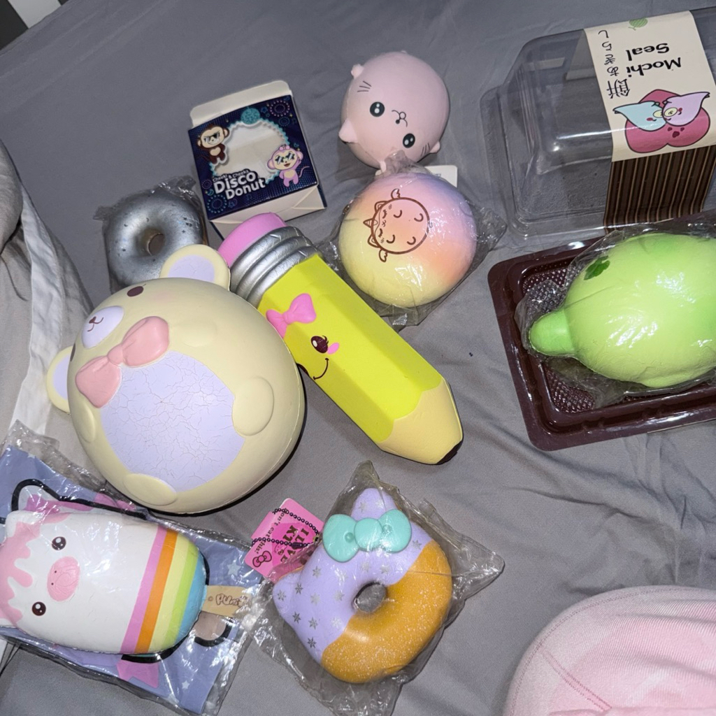 preloved squishy licensed puni maru silly squishy kumatan popular squishy poli mascot