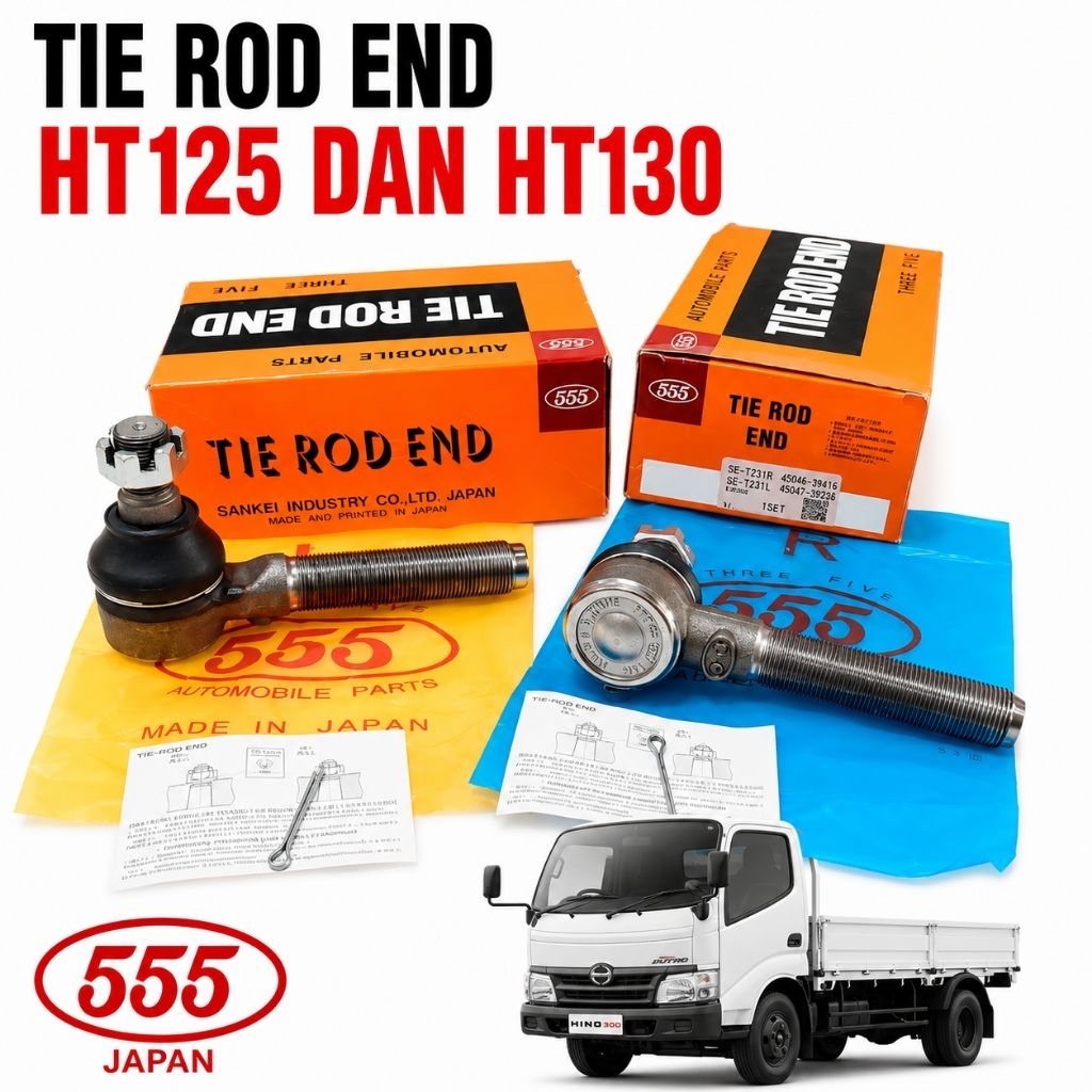 TIE ROD END HT125 HT130 555 JAPAN