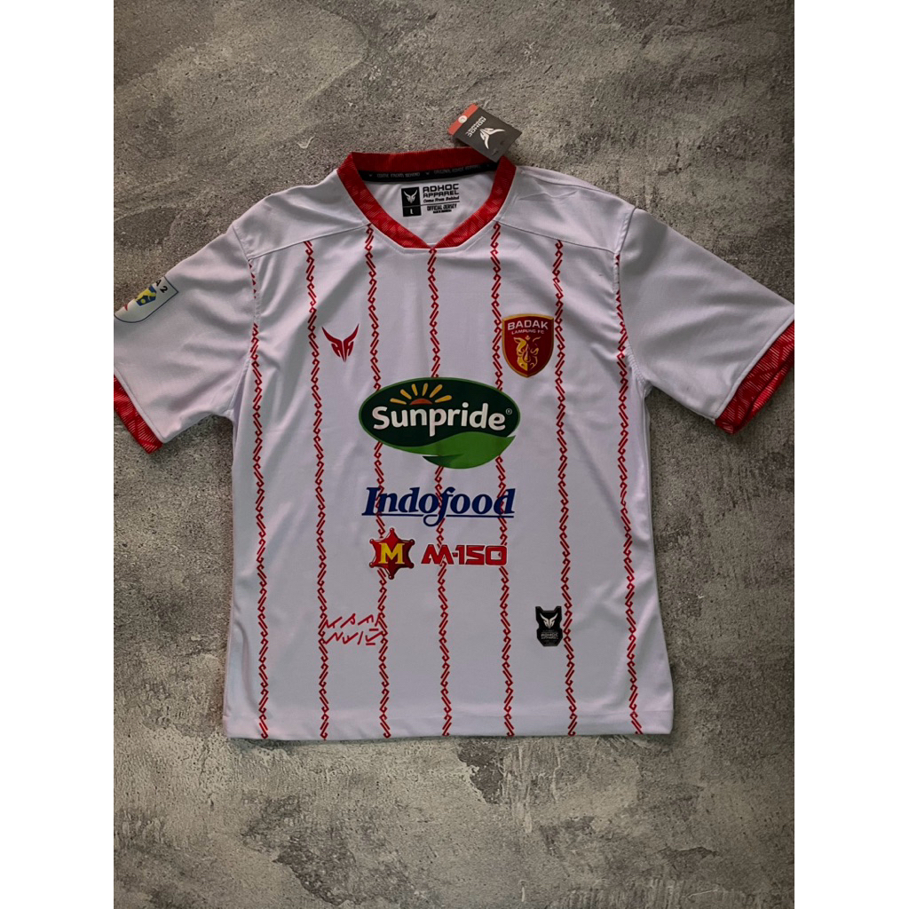 Jersey Badak Lampung FC Away 2021 Player Issue Original Bnwt Rare