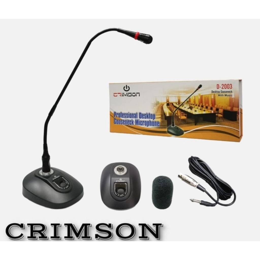 mic kabel meja crimson