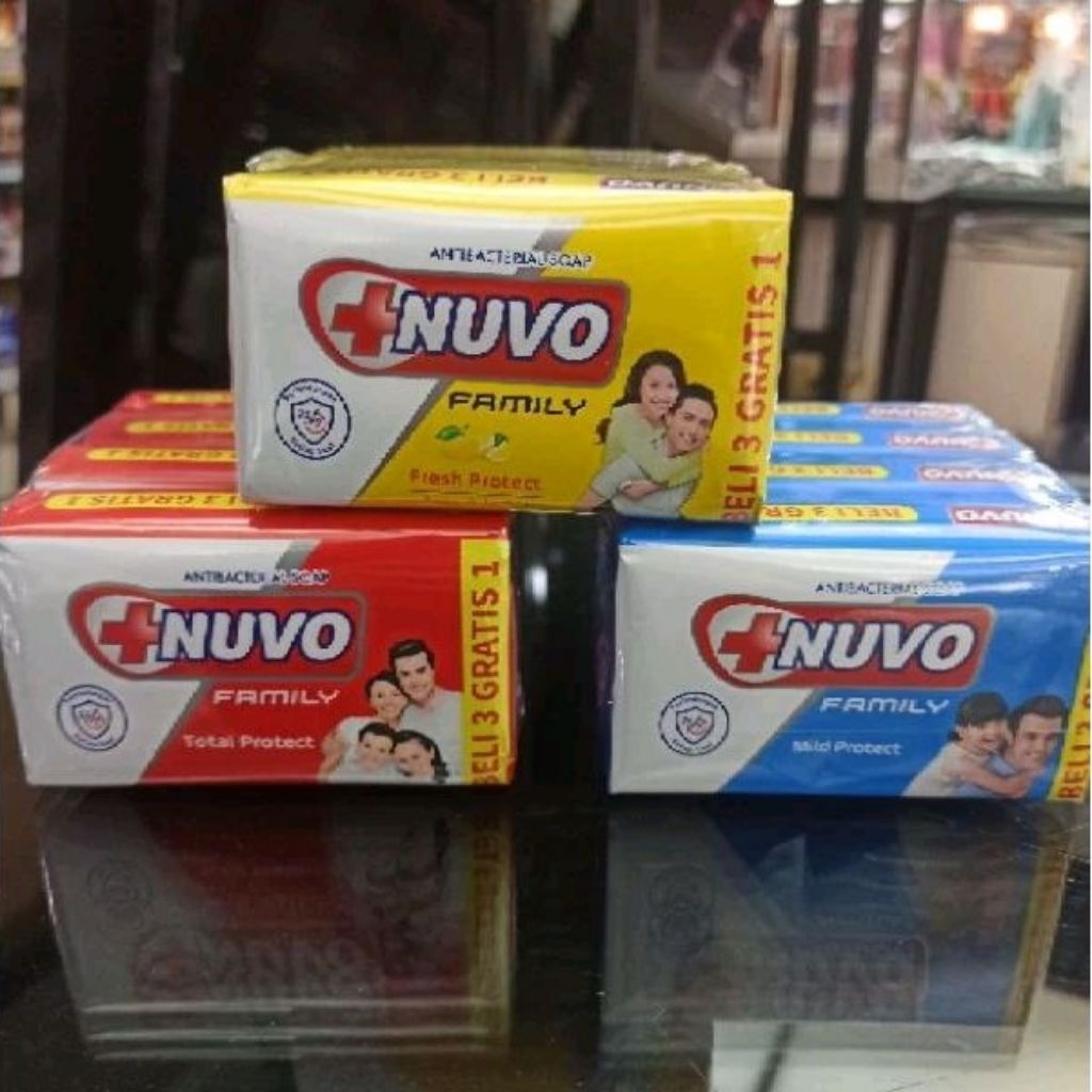 Nuvo Banded Isi 4pcs Sabun Mandi Batang 60g