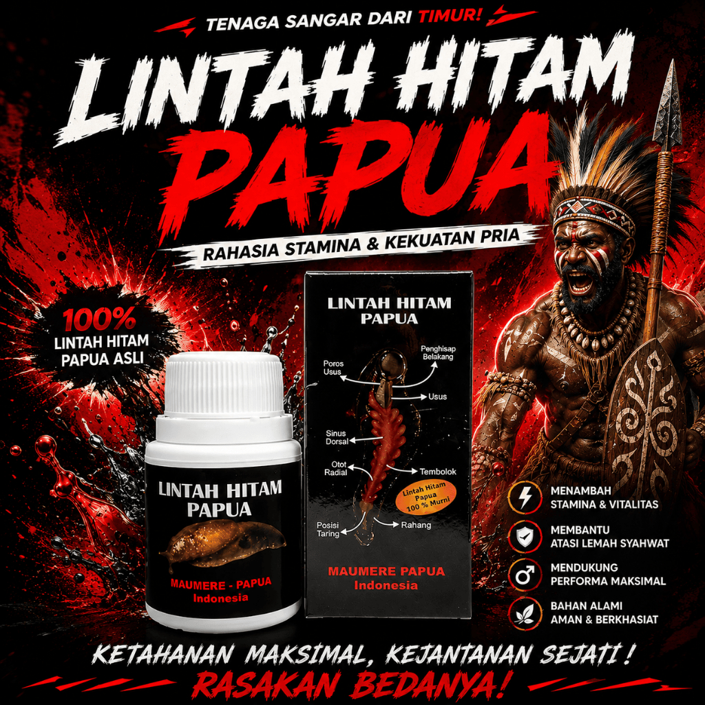 MINYAK herbal original lintah hitam papua