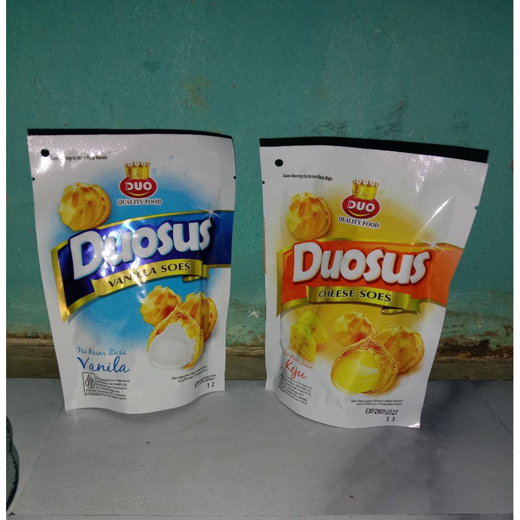 Duosus rasa keju dan vanilla