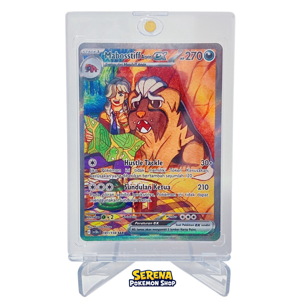 Mabostiff Arvin EX SAR SV10S - Pokemon TCG Indonesia