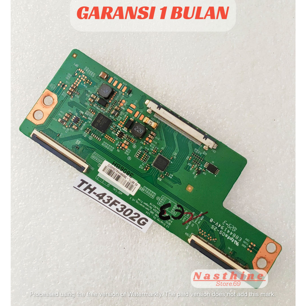 PCB TCON TV T CON TV PANASONIC TH-43F302G / TH43F302G / TH-43F302100% ORIGINAL BERGARANSI TCON T CON