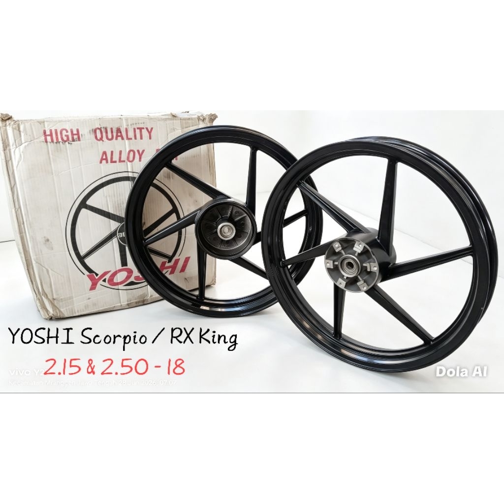 Velg YOSHI Scorpio | RX King ring 18