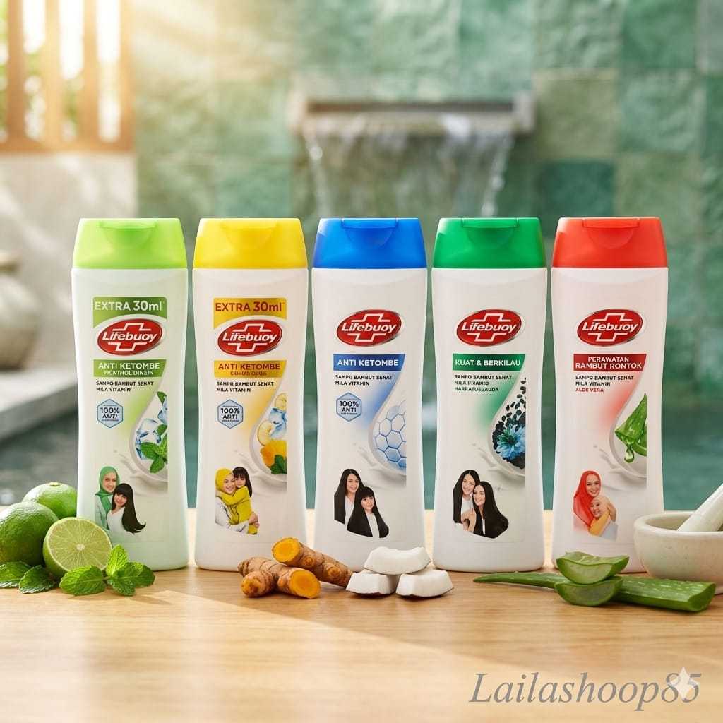 Lifebuoy Shampo All Variant Anti Ketombe Aroma Wangi 340ml