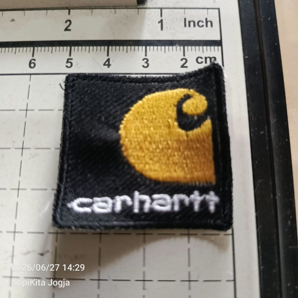 Emblem patch bordir carhartt