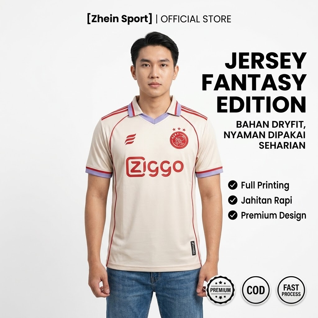 JERSEY RETRO JERSEY VINTAGE AJAX FANTASY EDITION
