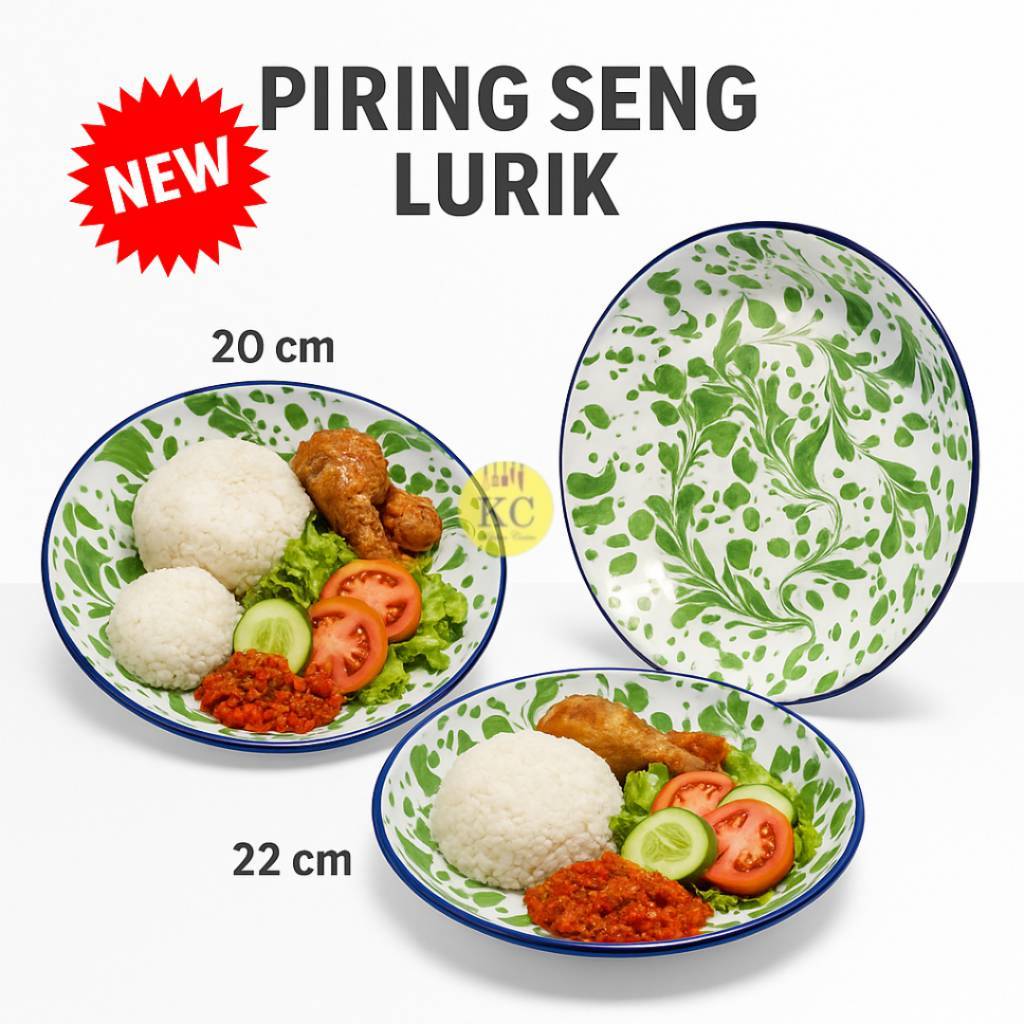 Piring Blirik Jadul Piring Seng Enamel Blurik Piring Jadul Piring Makan Antik Piring Kaleng