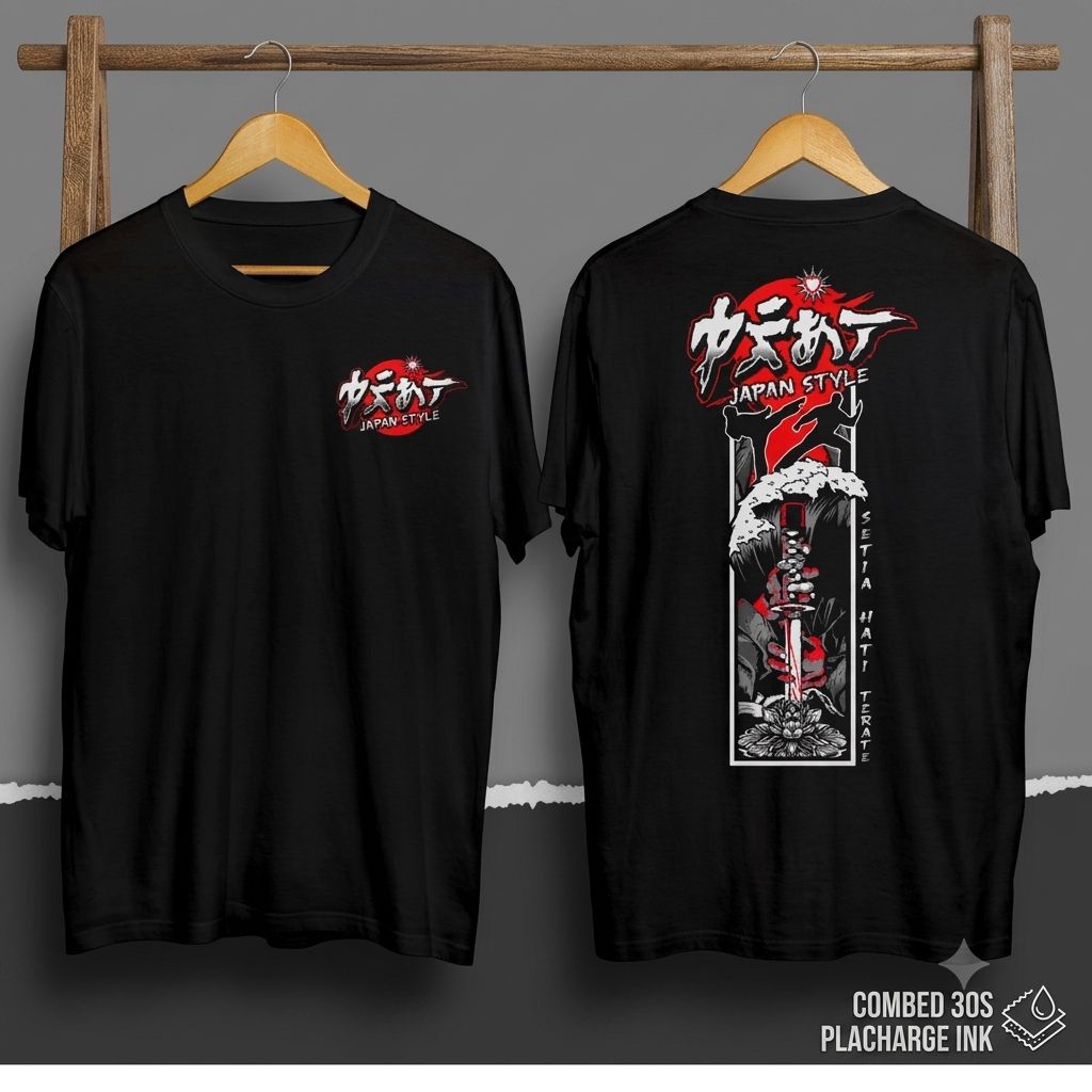 Kaos PSHT Japan Style / Kaos PSHT Terbaru / Kaos Sablon PSHT