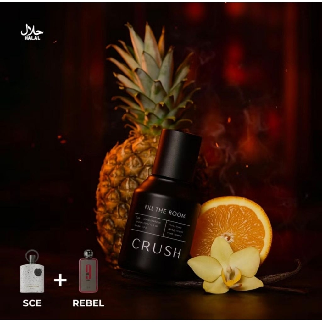 FTR Crush Extrait De Parfum 35ML Parfume Ice Unisex Tahan Lama Long Lasting