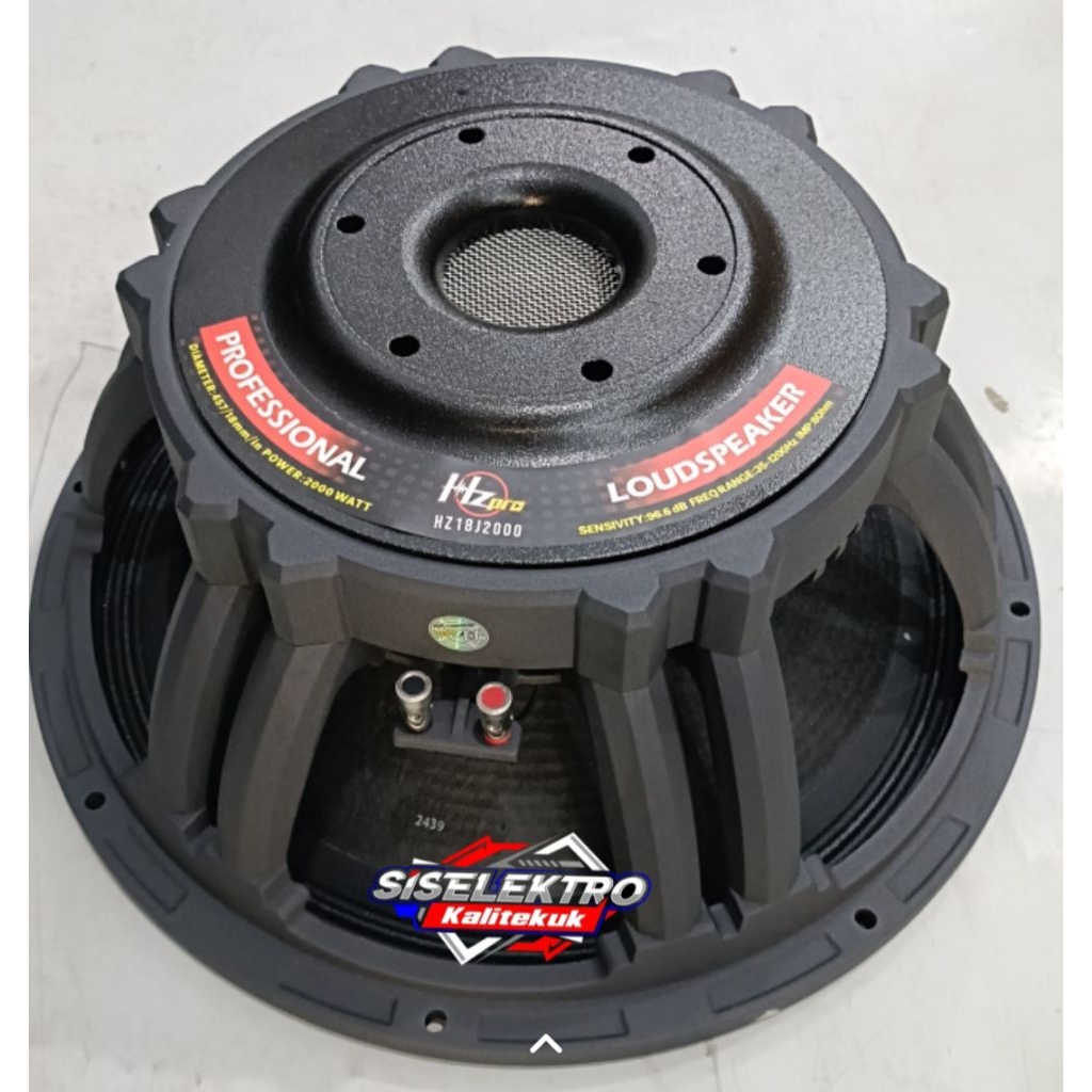 Speaker 18 Inch HZ PRO HZ18J2000 hz pro 18 inch 18j2000