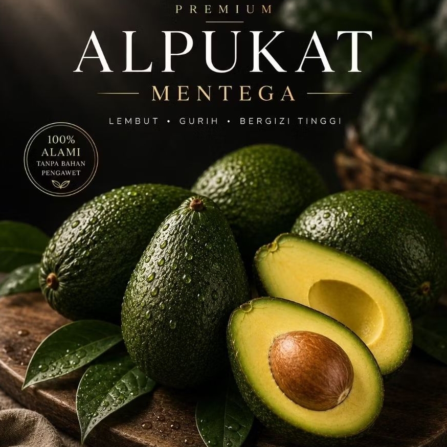 avocado alpukat 1kg isi 6-10