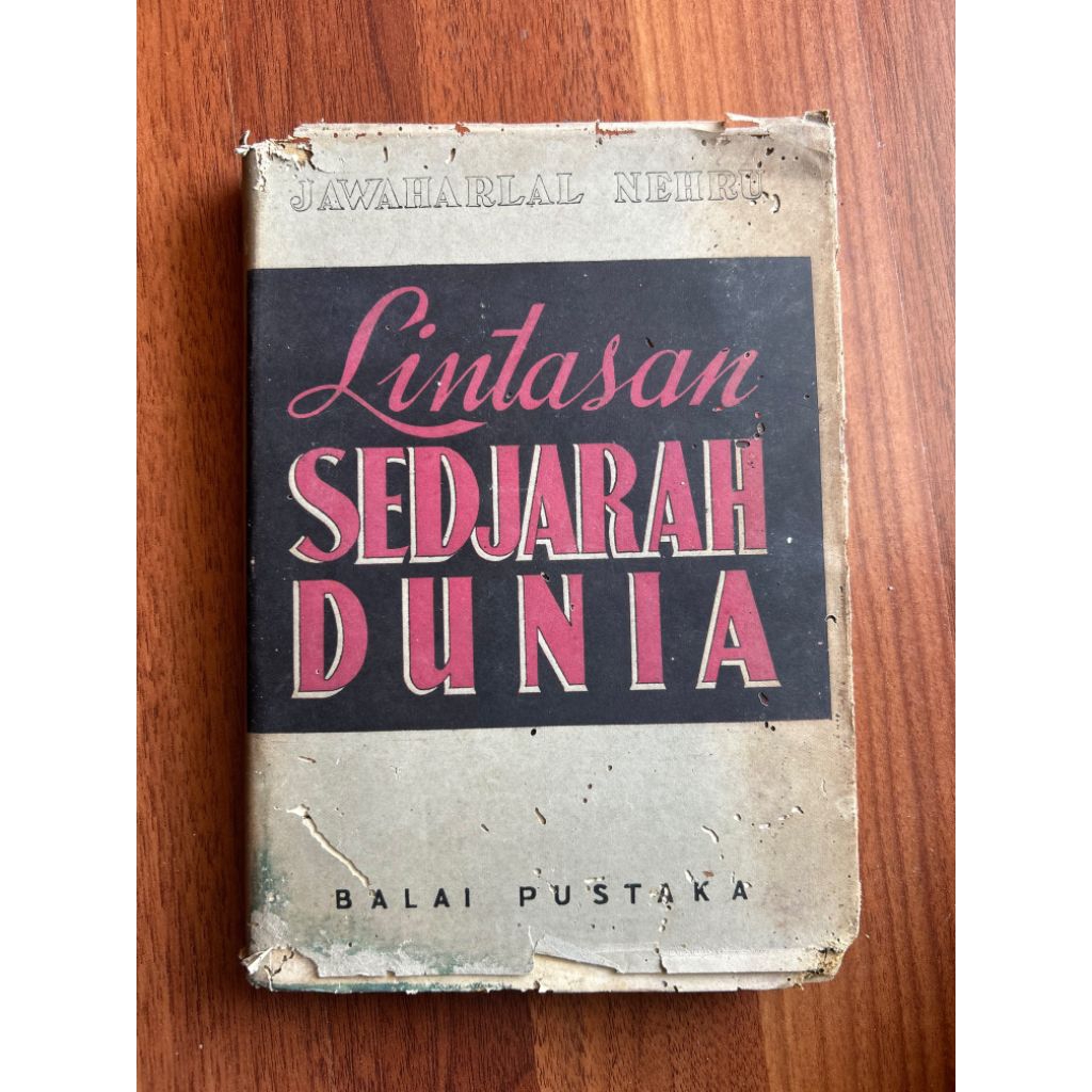 Buku Lintasan SEDJARAH DUNIA jilid 1 thn 1950