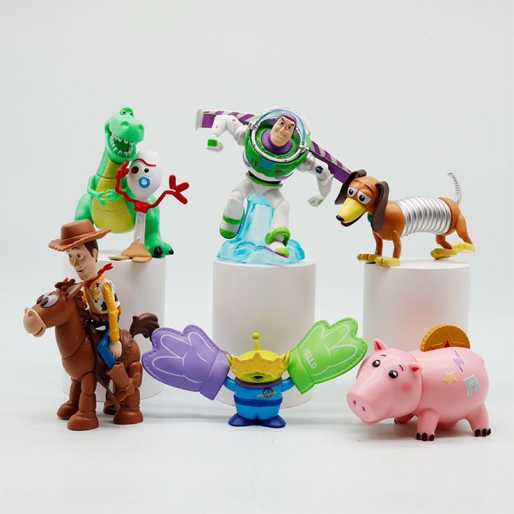 [PREORDER] Figure Toy Story Playtime Series | Action Figure Buzz Lightyear Alien Toy Story Pajangan 