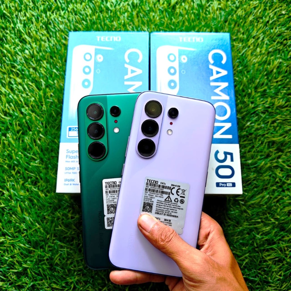 TECNO CAMON 50 PRO 5G SECOND 8/256GB & 12/512GB HP SECOND HP SEKEN HP BEKAS HP MURAH