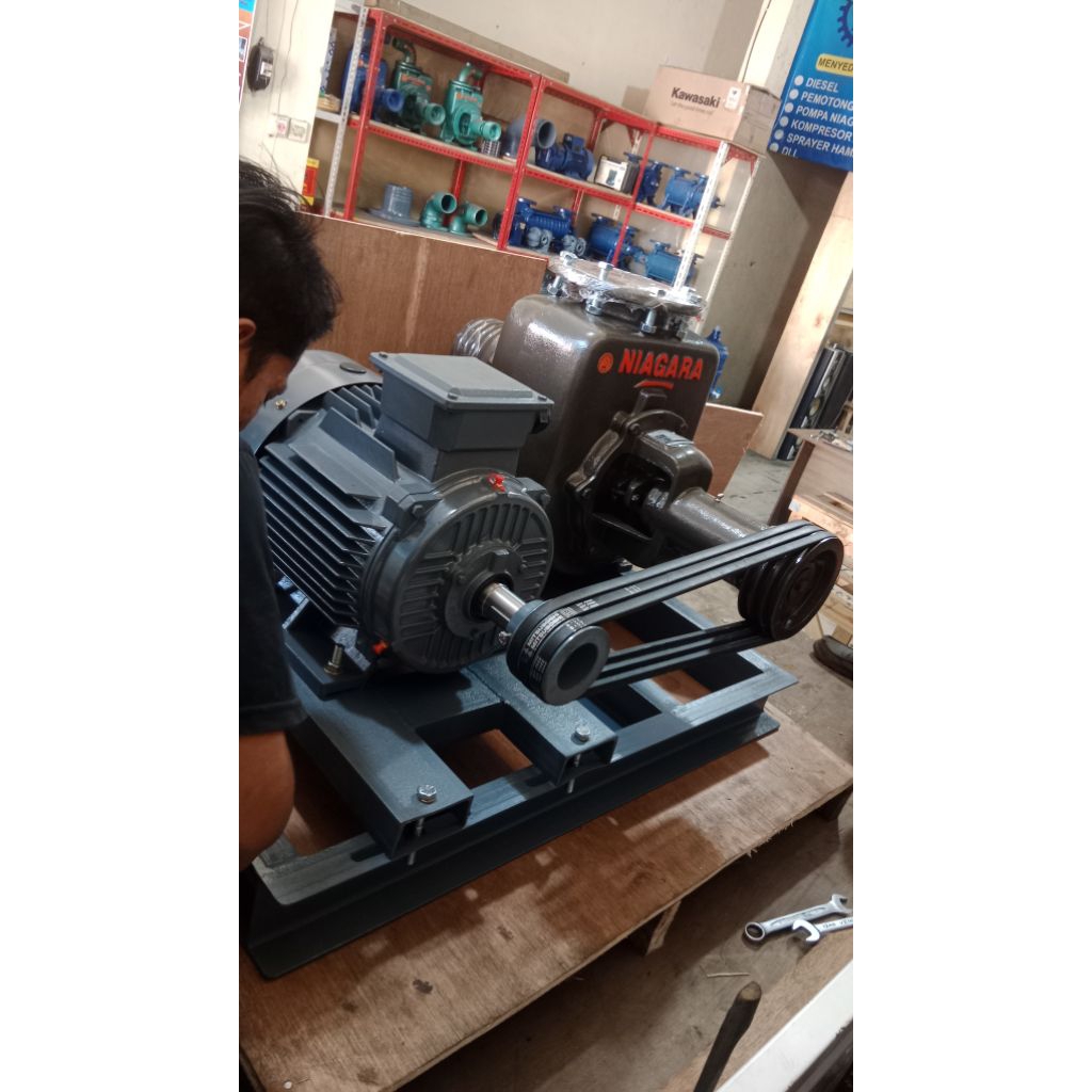 Pompa Niagara GTO 6 - 1 L Cw Elmot Tatung 15hp 2pole pully & vanbelt