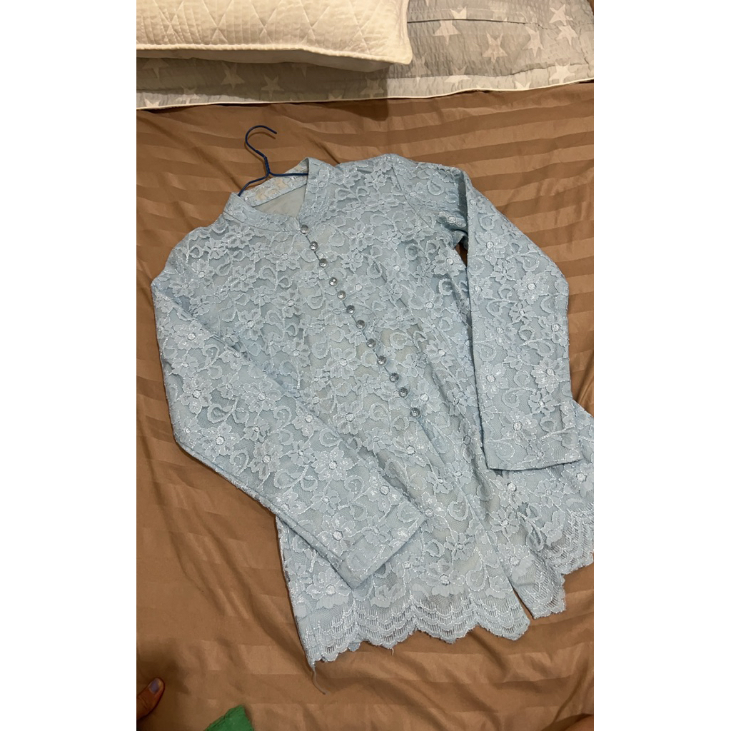 kebaya biru bagus furing adem