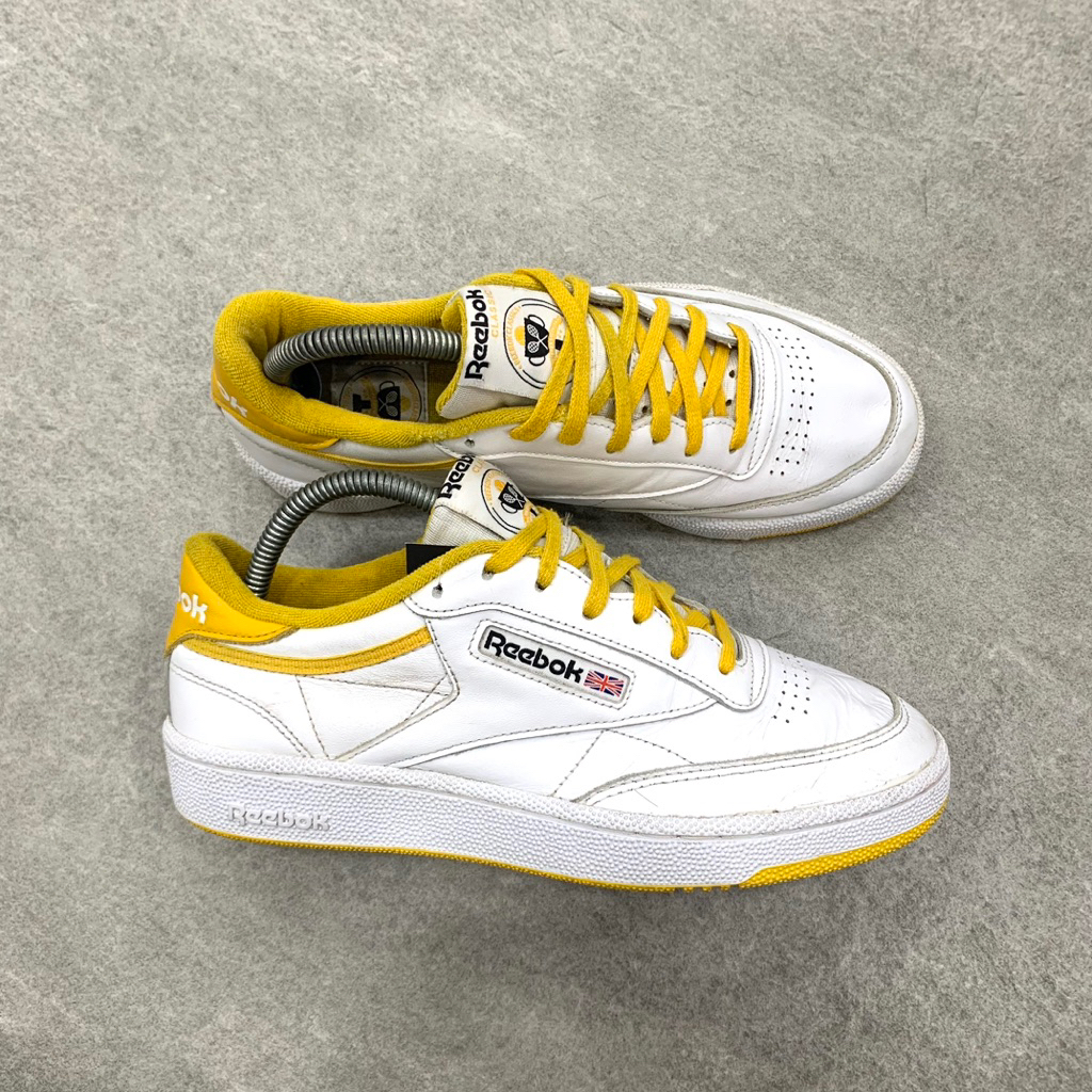 Reebok Club C 85 Sneakers Pria Wanita Kulit - Sepatu Kasual Terinspirasi Tenis