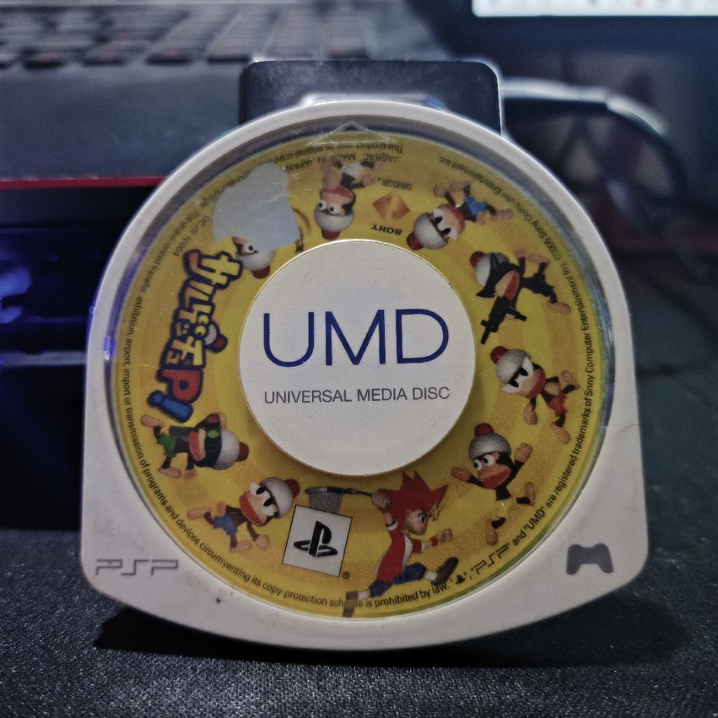 UMD PSP Ape Escape Region Japan Bekas