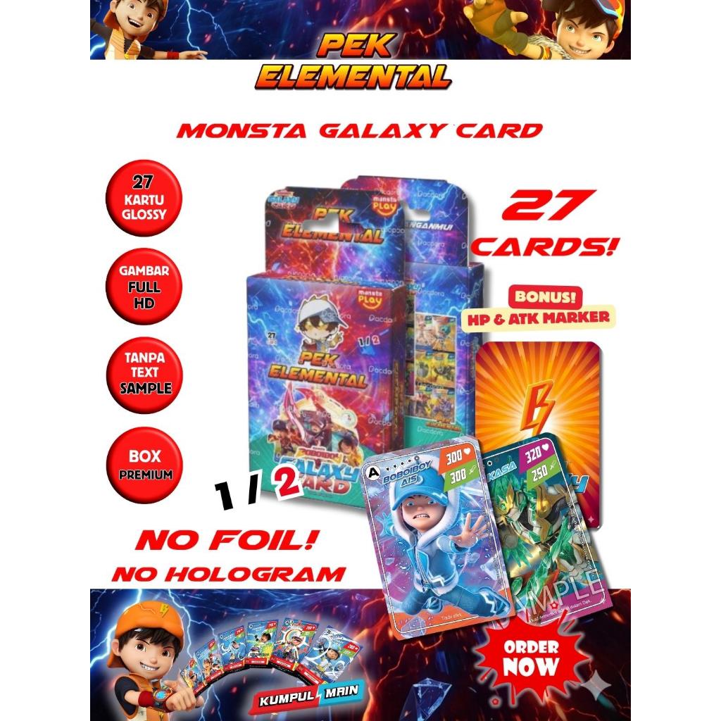 Kartu BoBoiBoy Pek ELEMENTAL isi 27 card