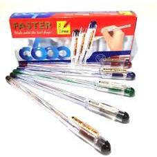 ( 1 Lusin ) Pulpen Faster C600 Original | Pena Ballpoint 0.7mm Tinta Lancar | Warna Hitam  | Cocok u