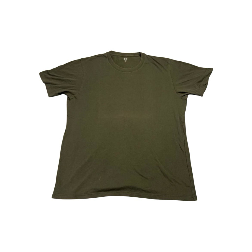 Uniqlo Tee Dark Green Supima Cotton