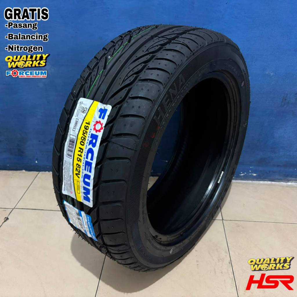 BAN MOBIL RING 15 UKURAN 195 50 R15 FORCEUM HENA 195/50 R15
