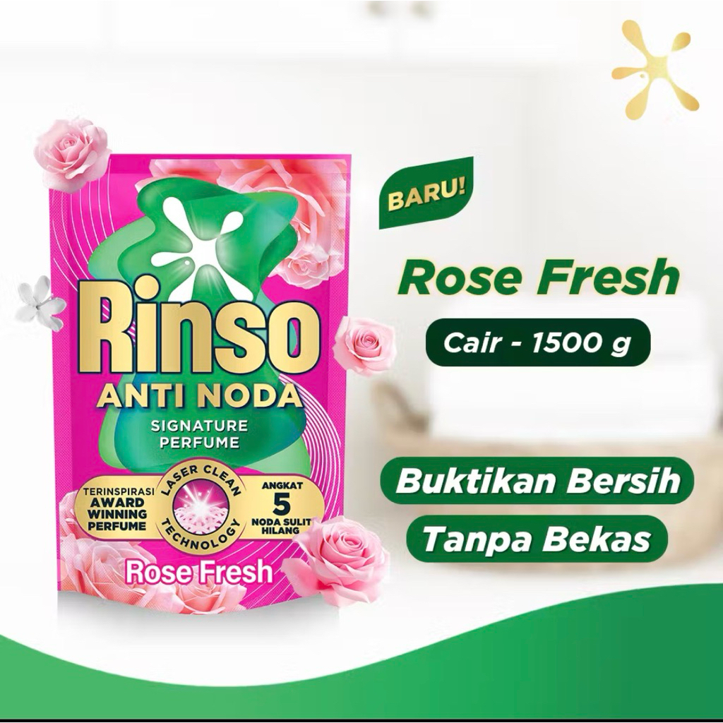 Rinso Deterjen Cair 1.5 Liter Anti Noda