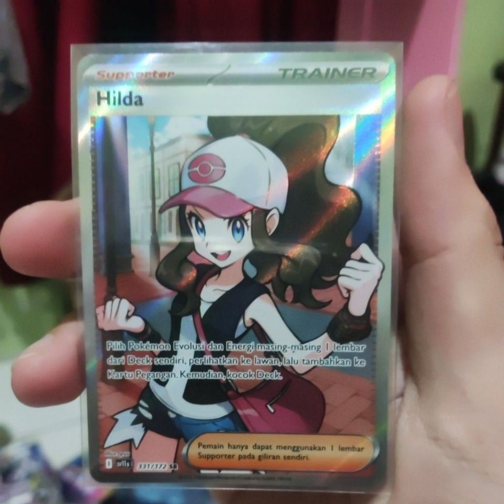 Hilda SR kartu pokemon tcg indo