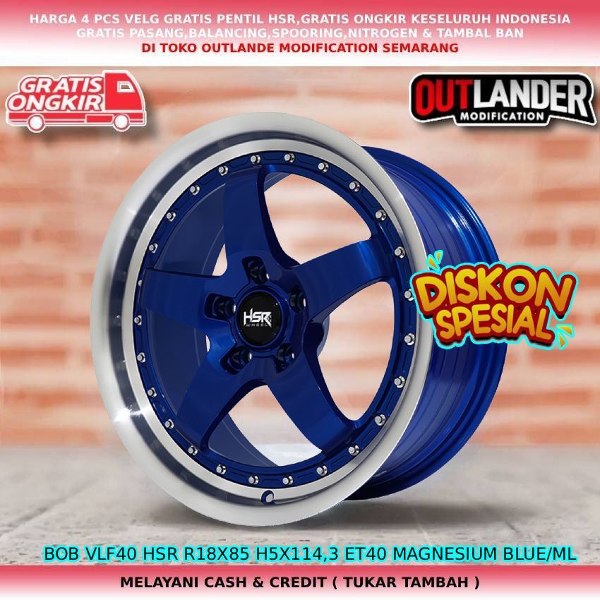 Velg mobil Racing R18 Tipe HSR BOB R18