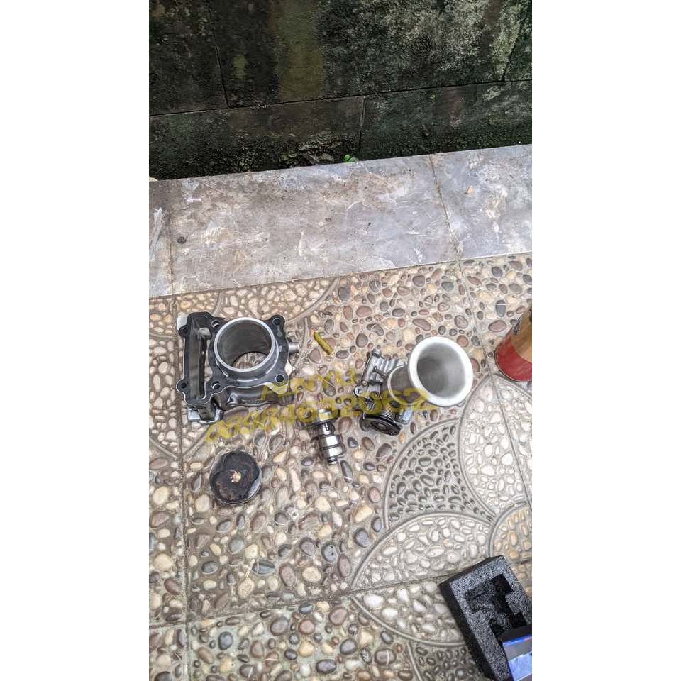 BLOK MESIN R15 V3 SET (Blok+Piston+TB+Velocity) (2DP) (BEKAS)