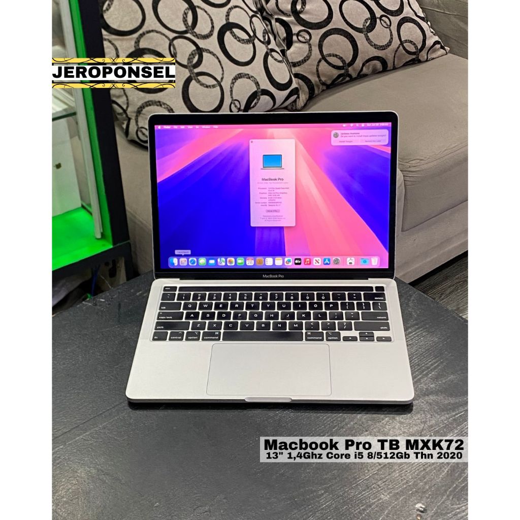 MACBOOK PRO 2020 i5 512GB SILVER EX IBOX ORIGINAL GARANSI