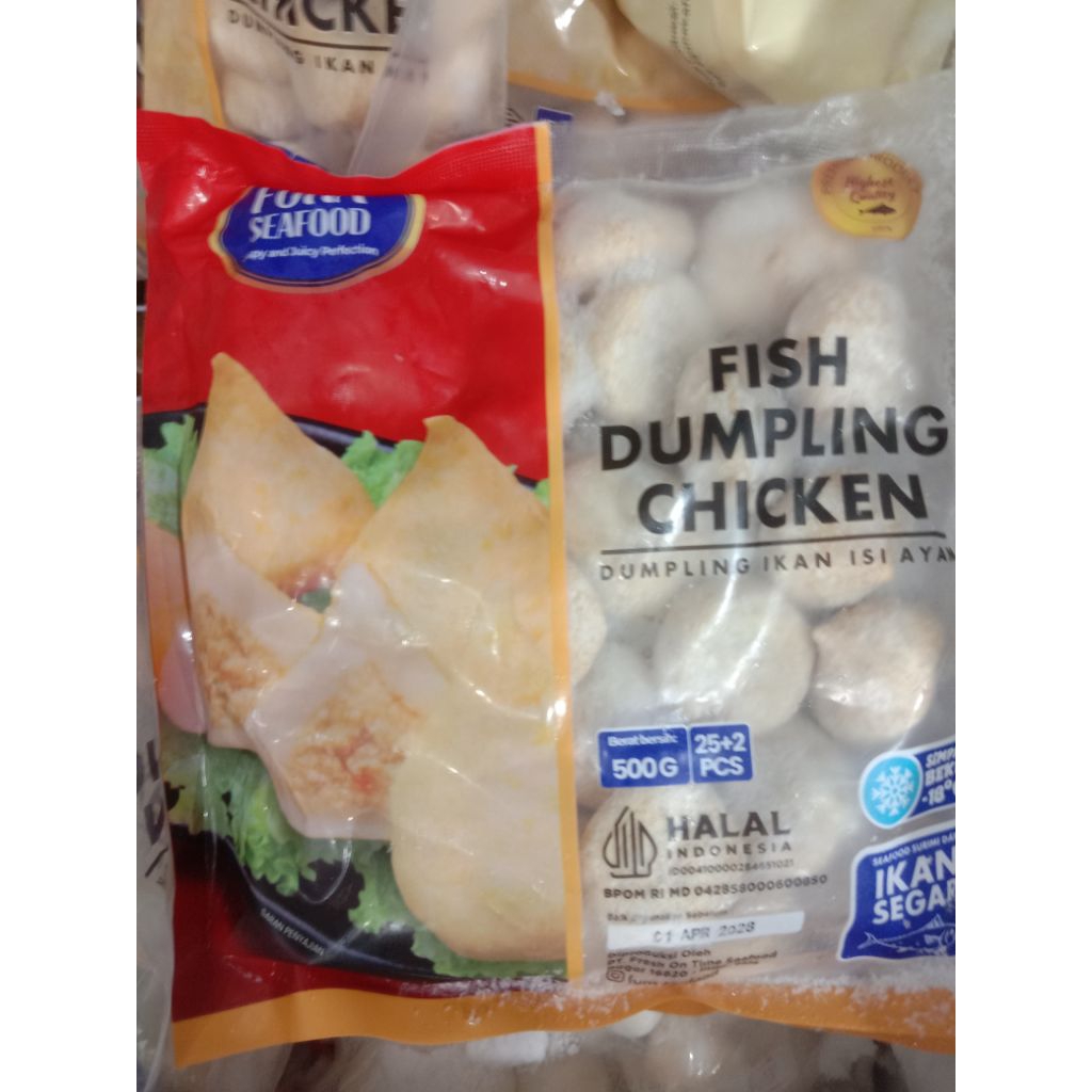 Fish Dumpling Ayam 500gr//Fish dumpling cheese 500gr