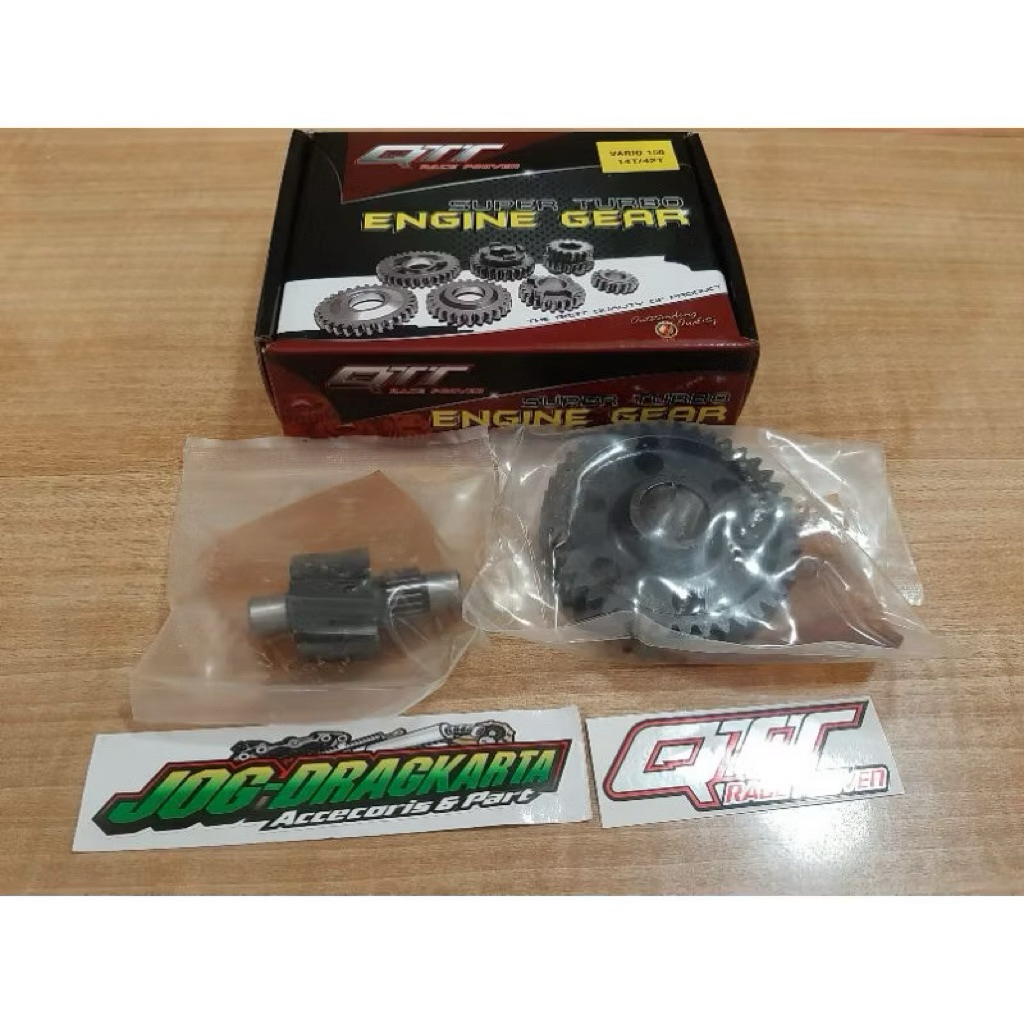 GEAR RASIO VARIO 125 150 PCX 150 CBU 14 42 QTT RACING ORIGINAL