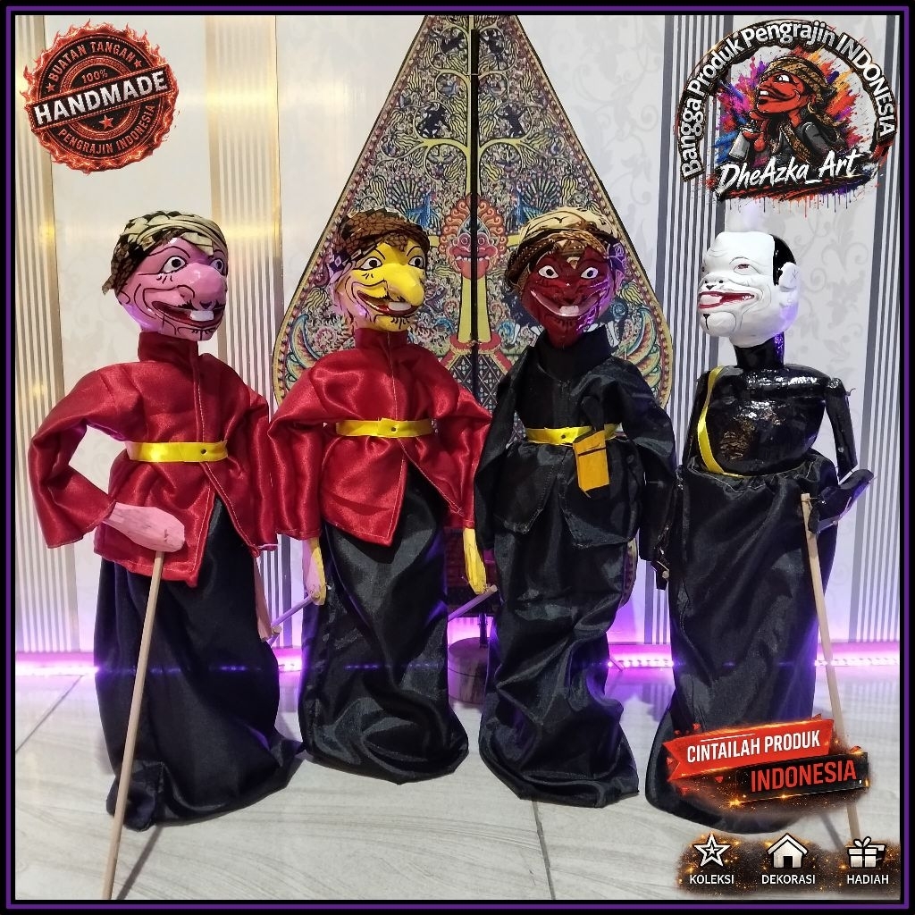 Wayang Golek Panakawan 1set (4Golek)