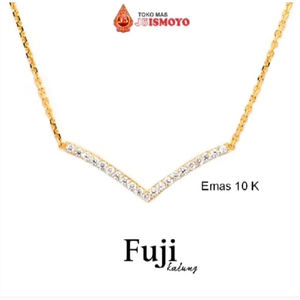 Kalung Fujii 10k Simpel Dan Elegan Fujii j5 Ismoyo
