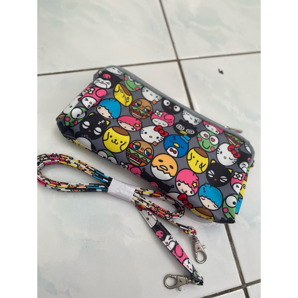 Jujube x Sanrio Be Quick wristlet pouch