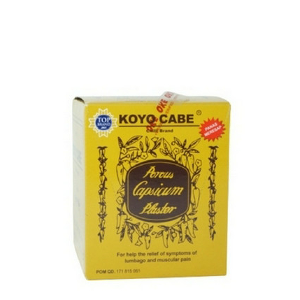 KOYO CABE 1 SACHET ISI 10 LEMBAR Koyok Jahe Hot Herbal Atomy Original Jepang Takahi counterpain Box 