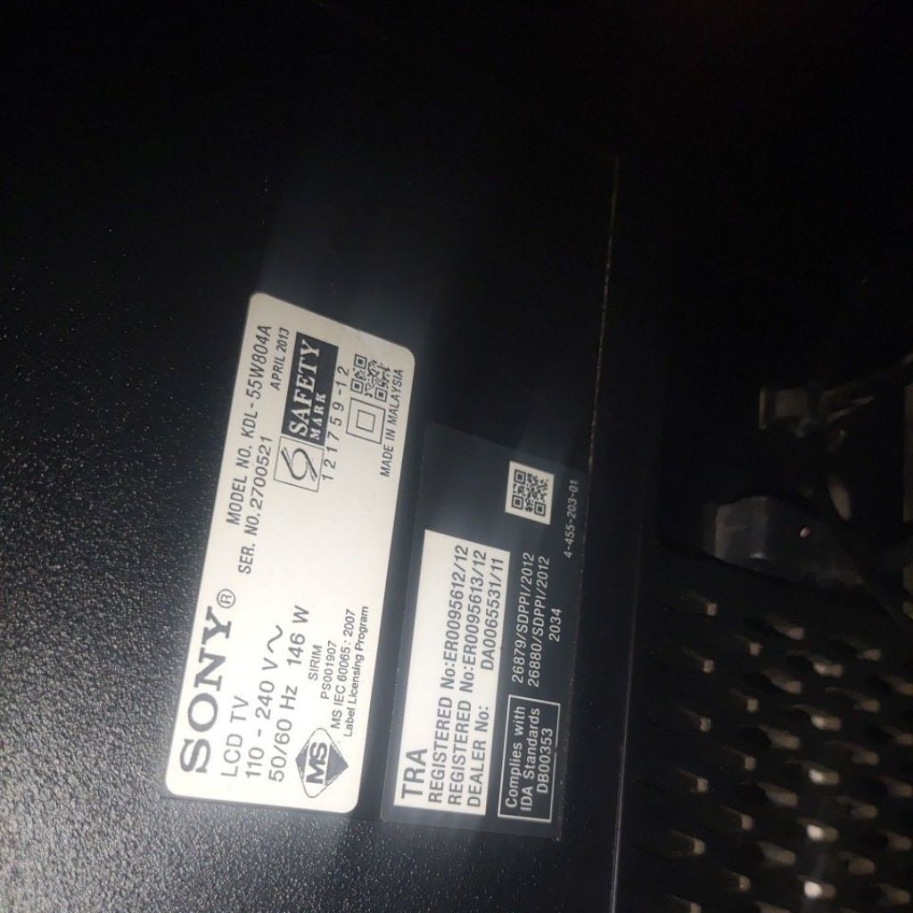 Tv Sony 55 Inc bekas