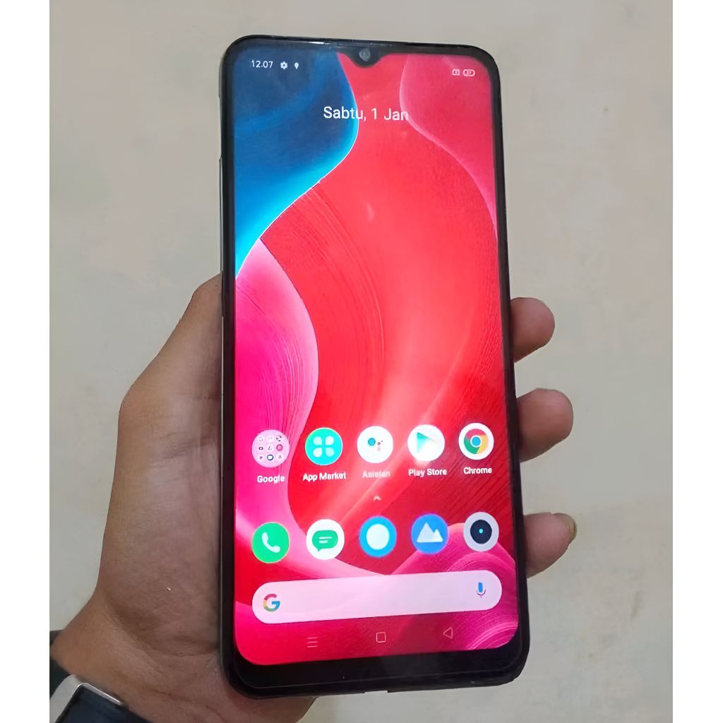 LCD Touchscreen Ori Asli Copotan Realme C15 / C12 / C11 / Realme Narzo 20 / 30A