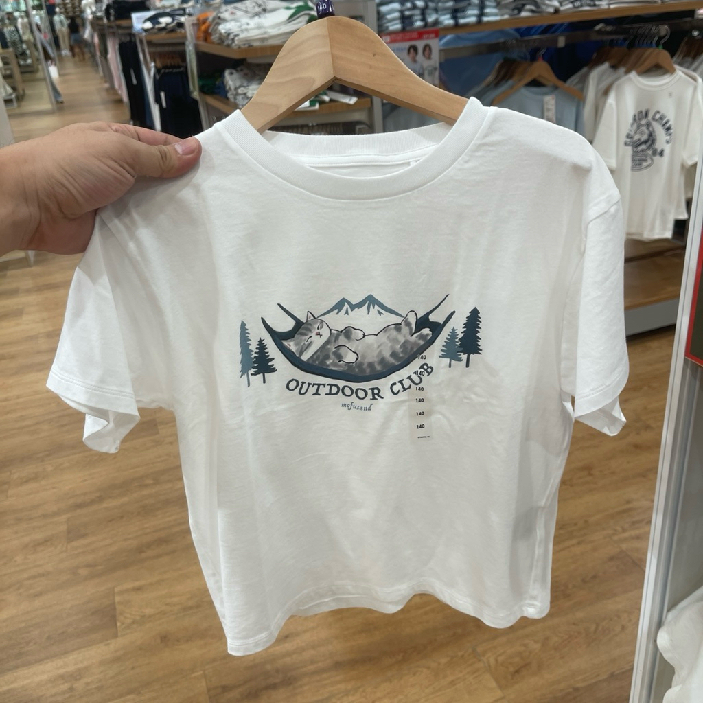 Tshirt Uniqlo Kids MOFUSAND 00 white