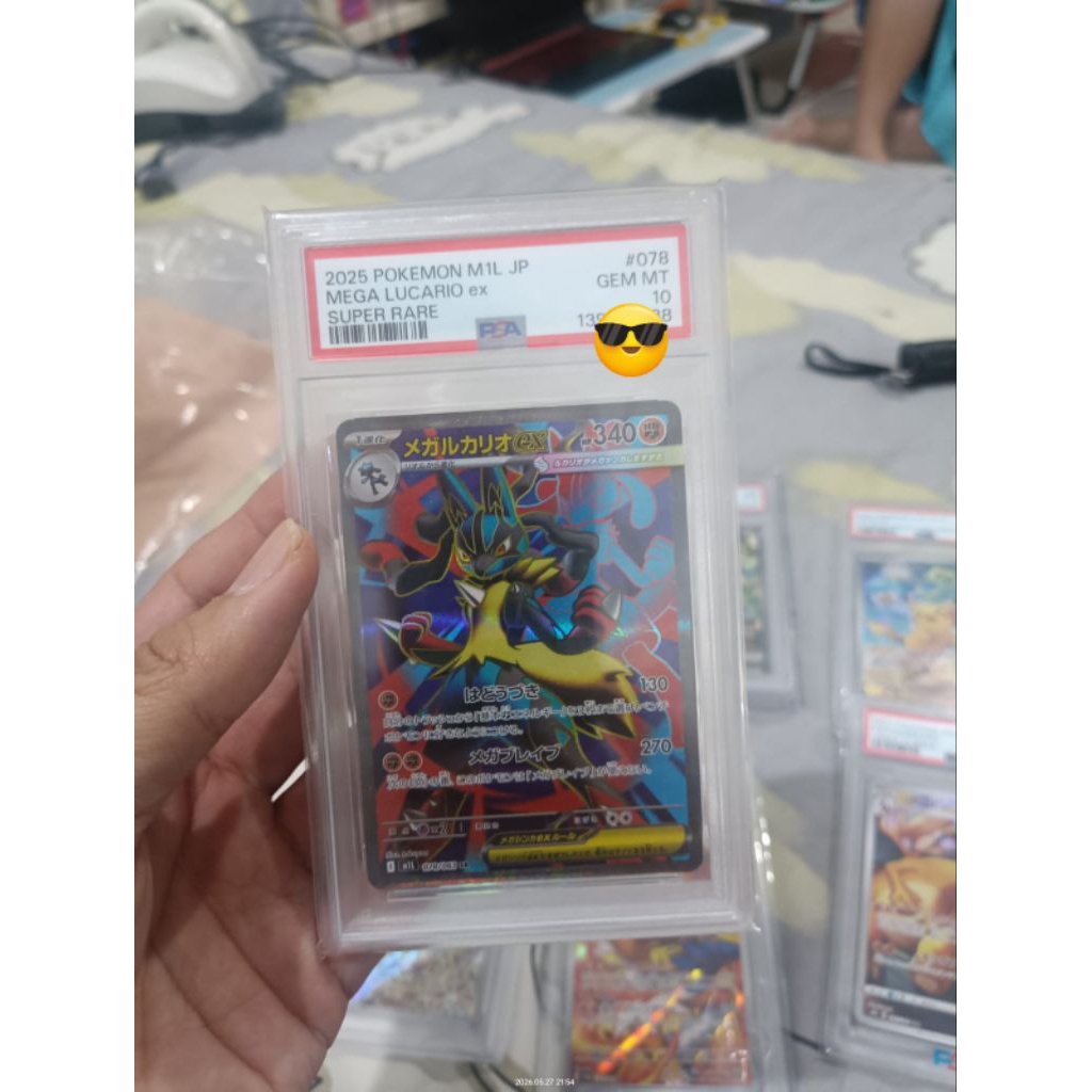 Pokemon TCG Mega Lucario ex SR grading psa 10 original