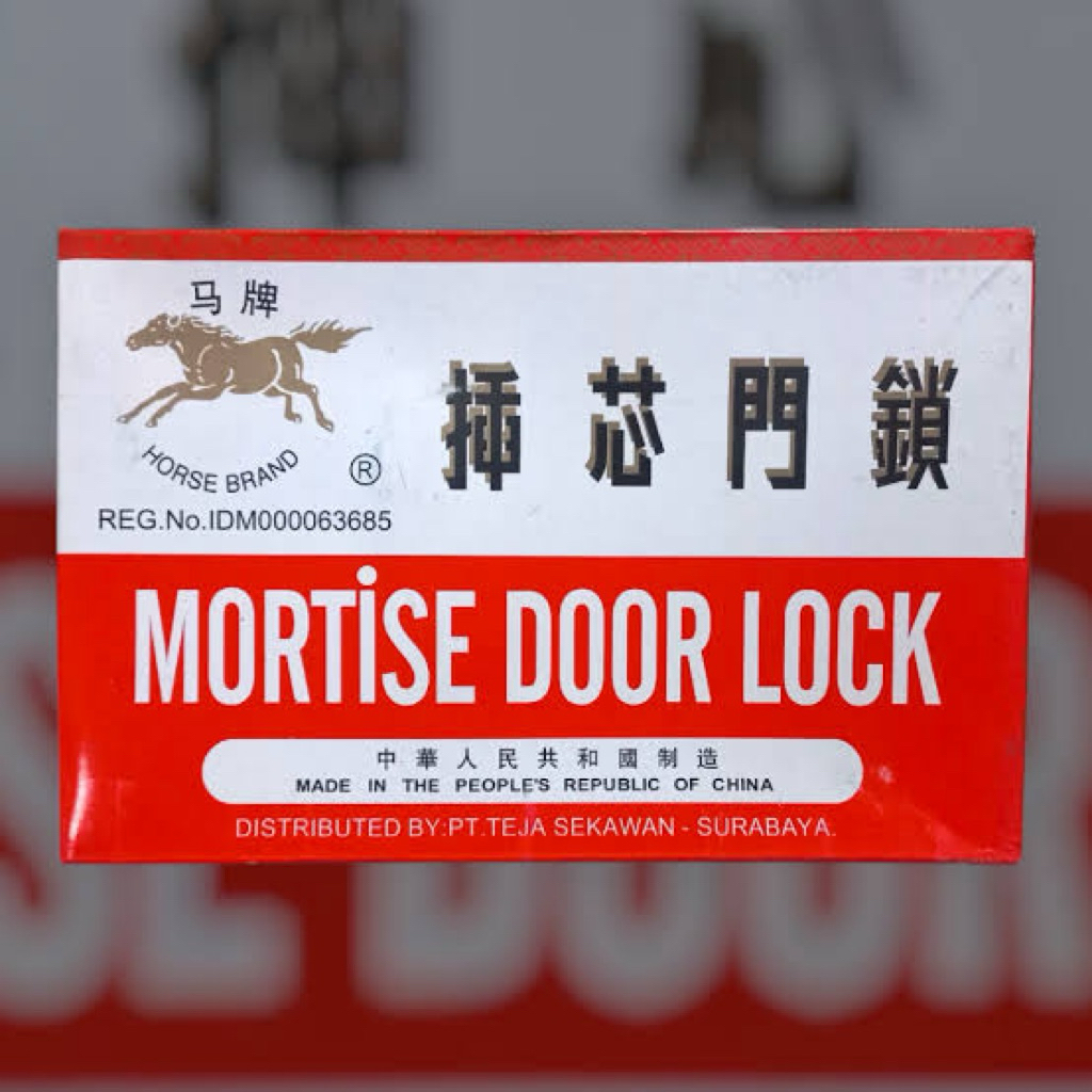 HANDEL PINTU MORTISE DOOR LOCK CAP KUDA