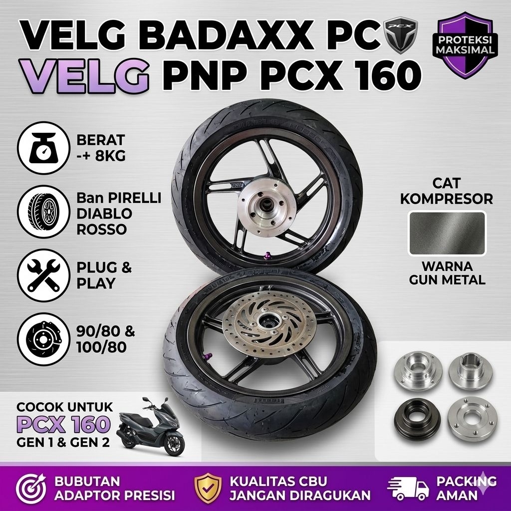 Velg PCX 160 Enkei Original | Velg PCX CBU