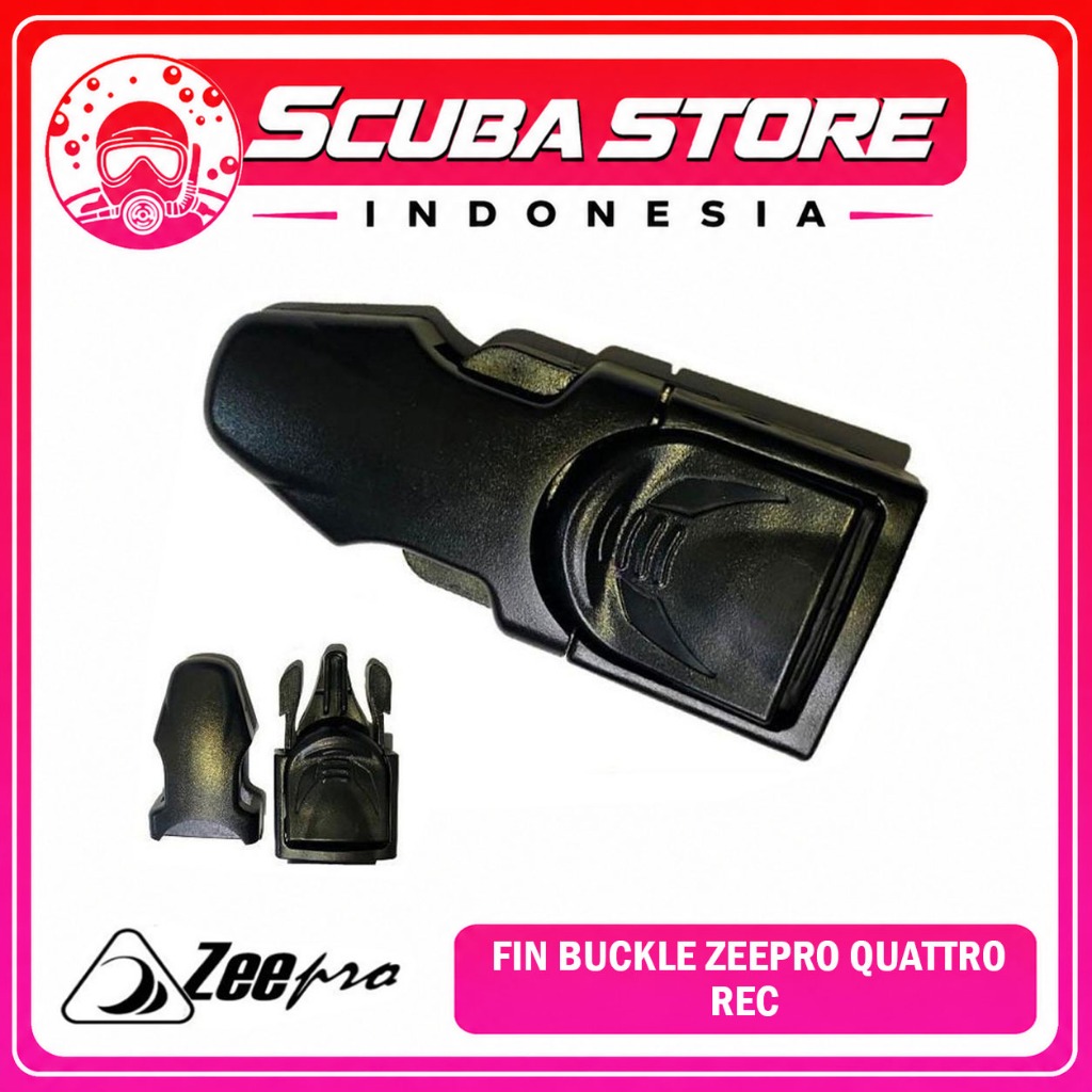 Spare Part Fin Buckle Zeepro Quattro Rec 1pcs Sparepart Fins Kaki Katak Sepatu Selam Scuba Diving Di