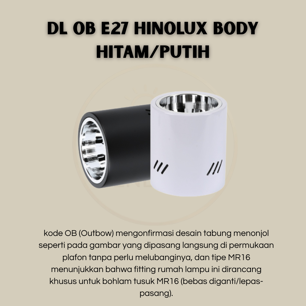 Kap Lampu Downlight Outbow BULAT 3.5 inch 3.5" / 5 Inch 5" Bohlam LED 7w 12w 15w Fitting E27 Rumah L